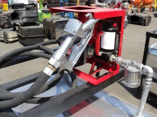 ขายถังน้ำมัน 430 ลิตร พร้อมหัวจ่าย ใช่แบตเตอรี่  ของใหม่