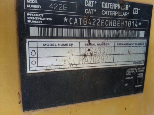 รถตัก CAT 422E  ตักหน้า , ขุดหลัง.   สนใจติดต่อ 081 - 6079515