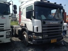 ขายรถบรรทุกหัวลากแสกนเนีย 380HP จดปี50ขายถูกมากๆ