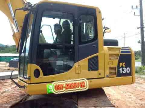 ขาย แบคโฮ KOMATSU PC130-8 เดินเครื่อง 5,5xx ชม.