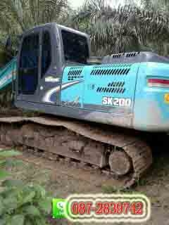 ขายดาว์น  แบคโฮ KOBELCO  ติดไลท์สำหรับหัวกระแทก