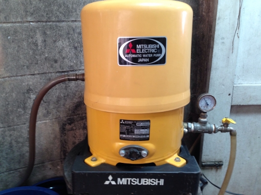 ขายปั้มน้ำอัตโนมัติ mitsubishi 150 W สภาพสวย พร้อมใช้งาน รับประกันคุณภาพ ดูประวัติการขายได้ครับ