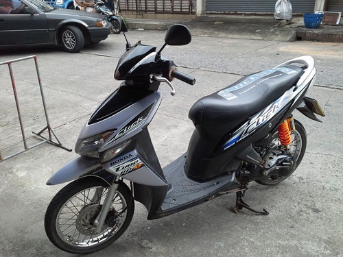 click ปี 50 สีน้ำเงิน เทา รถบ้าน เครื่องเดิมๆ เอกสารครบ