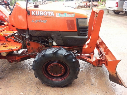 คูโบต้า L3408 4 WD 2 เพลา ใบมีดตราช้าง ทำงาน 1227 ชั่วโมงเดิมๆทุกชิ้นครับ