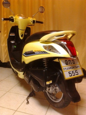 Yamaha Filano หัวฉีดประหยัดน้ำมัน ทะเบียน 555 สวยๆเลยครับ