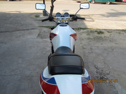 cb400 ปี94 อินวอย สรรพสามิตร รถสวย สีขาว