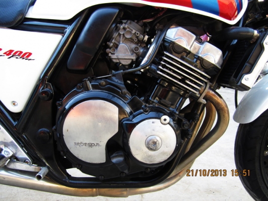 cb400 ปี94 อินวอย สรรพสามิตร รถสวย สีขาว