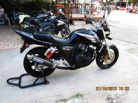 cb400 ปี94 อินวอย สรรพสามิตร ท่อสูตร สีดำ