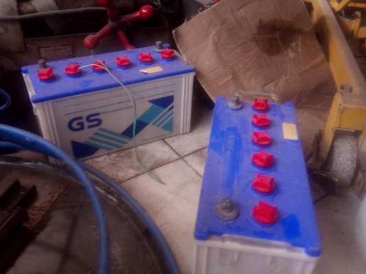 ขายเเบต 100 เเอมป์ 2 ลูก