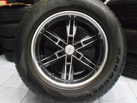 ขายล้อแม็กแต่งขอบ 18(6/139)พร้อมยาง 265/60/18 ปี 10/เทิร์นได้-ใส่ฟรีค่ะ