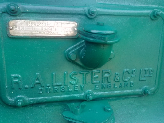 ขายเครื่องลิสเตอร์  LISTER   อังกฤษ    16เเรงม้า