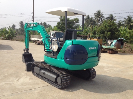 รถขุด แบคโฮล KOMATSU PC35R-8 ทำสีใหม่ นำเข้า มือสองจากญี่ปุ่นแท้ๆ