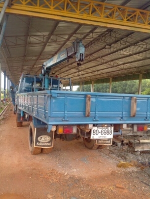 ISUZU NPR115 เครน 2.9 TADAN SUPER ห้างแท้ปี36 เกียรสั้นยกหัวได้