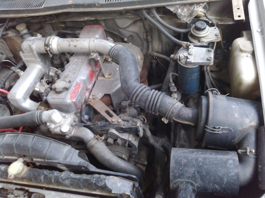 ขาย ซากBIG M แคปเล็ก เครื่องฝาแดงตามสภาพเครื่องดีล้อแมคยางแบน