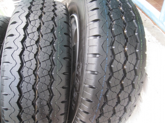 ขายล้อแม็ก Mitsu Triton ป้ายแดง 15"x6" et46 5รู114.3 + ยางปี 1913   สนใจติดต่อเล็กคลองสามครับ (081-3747940)