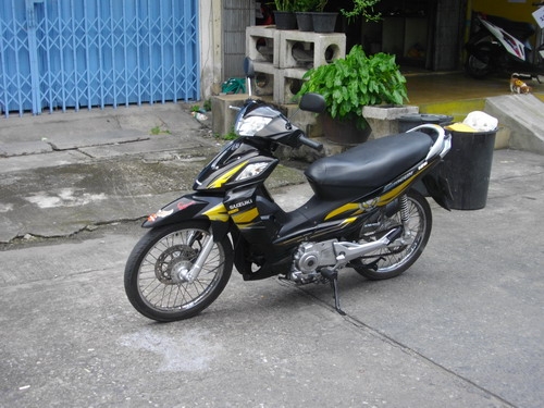 ขาย Shogun 125cc.สตาร์ทมือ สีดำ สวยเข้ม เครื่องเทพ95\% ราคา 18000 บาท