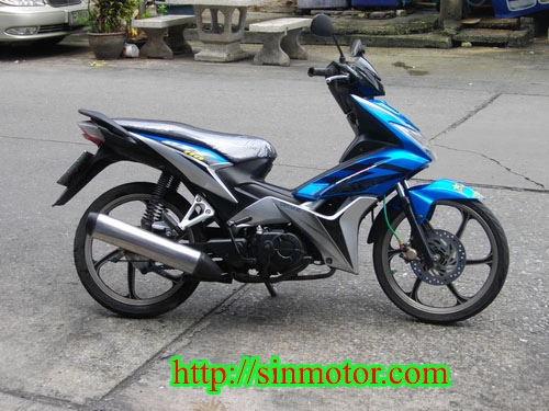 ขาย Honda CZ-I หัวฉีด ล้อแม็ก สีน้ำเงิน-เทา สวยสุภาพ ประหยัดน้ำมันมากๆ 16500 บาท