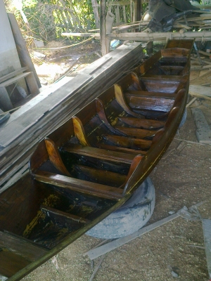 ขายเรือสำปั้น ไม้สักพร้อมใช้