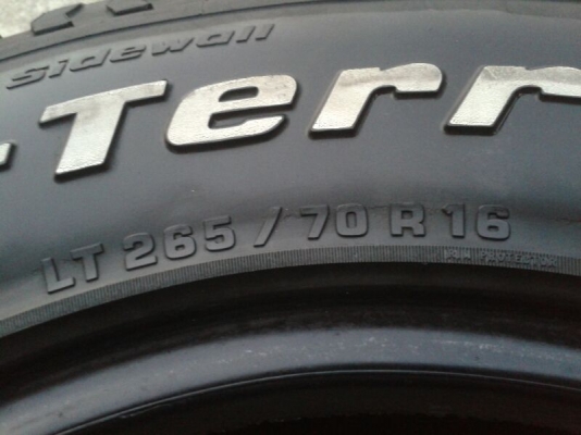 ขายยาง BF ALL 265/70R16