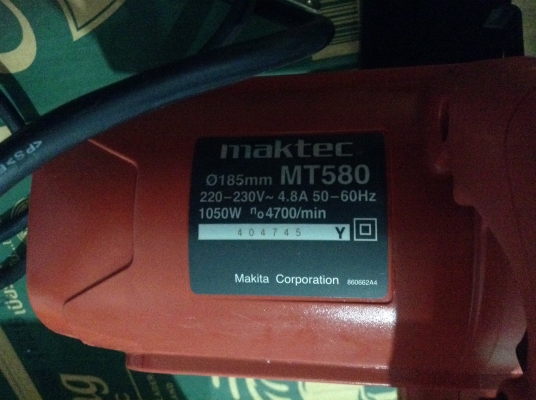ขายเลื่อยไฟฟ้า วงเดือน ยี่ห้อ Maktec รุ่น MT580