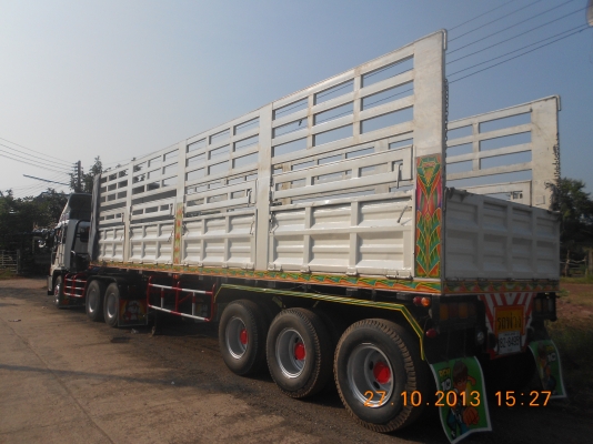 ขายรถบรรทุกเปอร์เซียพร้อมลูก 3 เพลายัด เครื่องPO9C 315 คัซซี FN ราคา1550000