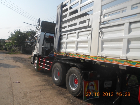 ขายรถบรรทุกเปอร์เซียพร้อมลูก 3 เพลายัด เครื่องPO9C 315 คัซซี FN ราคา1550000