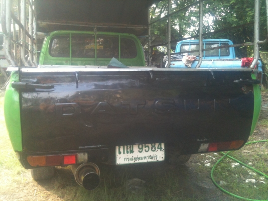 DATSUN 620 ห้าขอ สีเขียวดำสวย ไฟนอน เครื่อง 3S auto ติดแก๊ส สีเครื่องแก๊สลงเล่มแล้ว ขาย 49,000 บาท DATSUN 620 ห้าขอ สีเขียวดำสวย ไฟนอน เครื่อง 3S auto ติดแก๊ส สีเครื่องแก๊สลงเล่มแล้ว ขาย 49,000 บาท