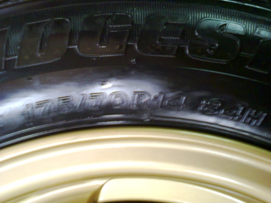 แม็กใหม่ R14 4/100 ราคาถูกพร้อมยางใส่วันเดียวขายขาดทุน