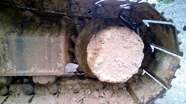 รถแบคโฮ ยี่ห้อ KOMATSU PC120-7