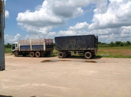 รถบรรทุกพ่วงแม่-ลูก  ยี่ห้อ ISUZU รุ่น DEGA