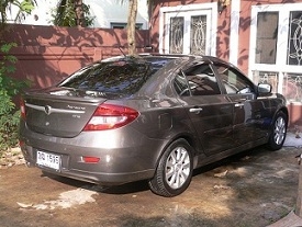 ขายรถ PROTON PERSONA 1.6 A/T รุ่นTOP ABS AIRBAG2ใบ  ปี2011 NGVจากโรงงาน สีน้ำตาลดำ