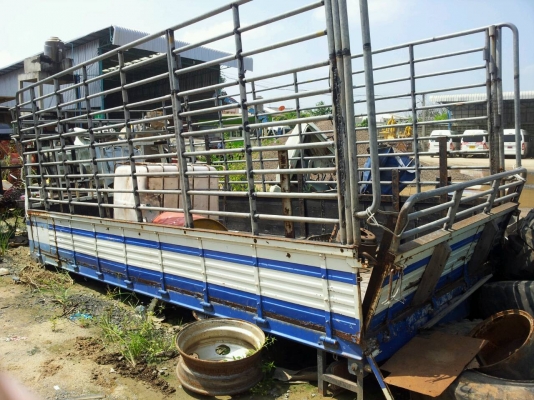 กระบะคาโก้ ยาว5.10 เมตร แป๊ปประปา คอกสูง HINO ไฮเทค พร้อมใช้