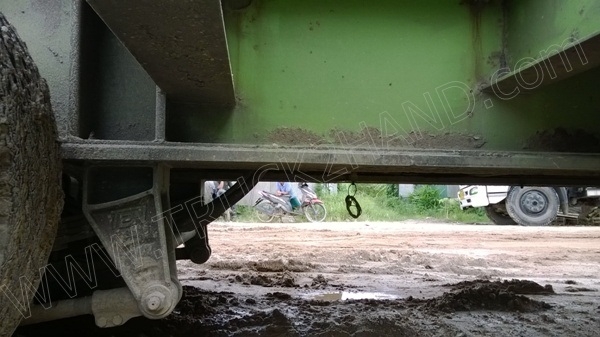 หัวลากHINO พร้อมหางโรเบส 3 เพลา เพลาเหลี่ยม