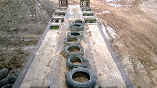 หัวลากHINO พร้อมหางโรเบส 3 เพลา เพลาเหลี่ยม