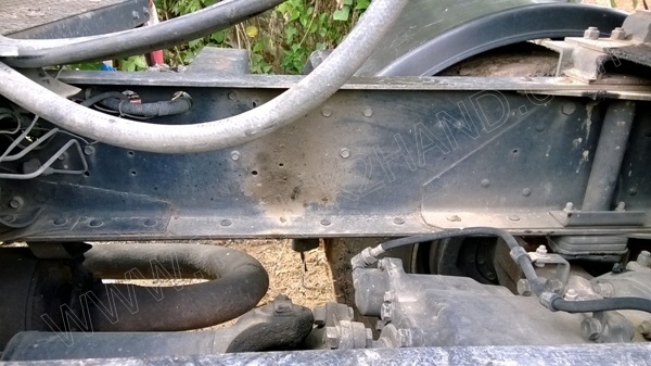 หัวลากHINO พร้อมหางโรเบส 3 เพลา เพลาเหลี่ยม