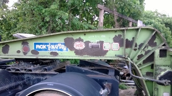 หัวลากHINO พร้อมหางโรเบส 3 เพลา เพลาเหลี่ยม