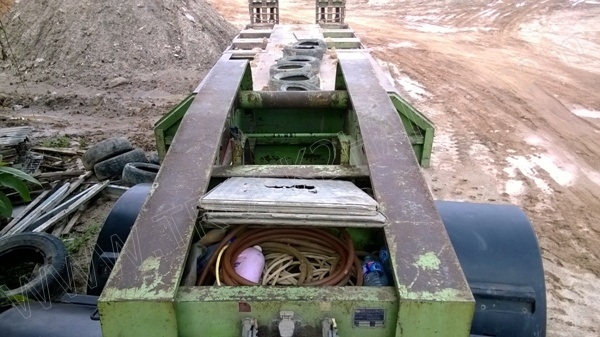 หัวลากHINO พร้อมหางโรเบส 3 เพลา เพลาเหลี่ยม