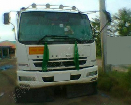 รถบรรทุกพ่วงดั๊มพ์แม่-ลูก  ยี่ห้อ MITSUBISHI FUSO  270 แรงม้า