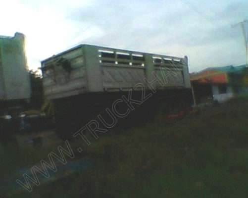 รถบรรทุกพ่วงดั๊มพ์แม่-ลูก  ยี่ห้อ MITSUBISHI FUSO  270 แรงม้า