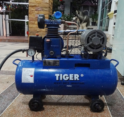 ขายเครื่องปั๊มลม ยี่ห้อ Tiger สภาพเหมือนใหม่