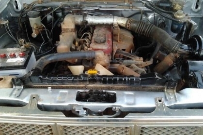 NISSAN BIG M CAB 2.5 MT BD25 ปี 34 รถสภาพดีพร้อมใช้งานได้เลยครับ เครื่องแห้งแรงดีไม่เยิ้ม ภายในเก๋งคอนโซลสวยครบพร้อม พวงมาลัยธรรมดา แอร์เย็น กระบะไม่มีผุกร่อน ช่วงล่างคัชซีไม่ผุ ยางสภาพดี 4 เส้นประมาณ 60\% พร้อมใช้งาน เอกสารทะเบียนครบพร้อมโอน ราคาต่อรองได้