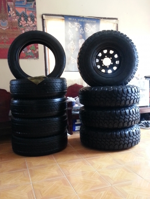 235/85/16 mud ปี 10 ดอกงามไม่มีปะไม่มีบวม ใช้ครั้งเดียว ติดต่อตามนี้ 0910207636 235/85/16 mud ปี 10 ดอกงามไม่มีปะไม่มีบวม ใช้ครั้งเดียว ติดต่อตามนี้ 0910207636