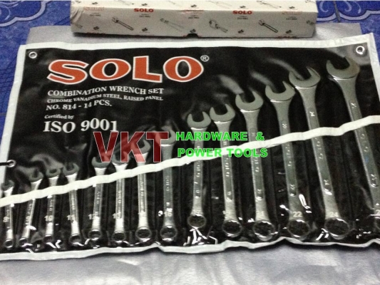 ประแจแหวนข้าง 14 ตัวชุด SOLO No.8-26