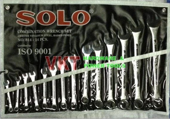 ประแจแหวนข้าง 14 ตัวชุด SOLO No.8-26