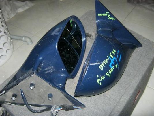 ขายกระจกมองข้างแต่ง M แท้ ของ E 36 สภาพสวย ราคาถูกครับ