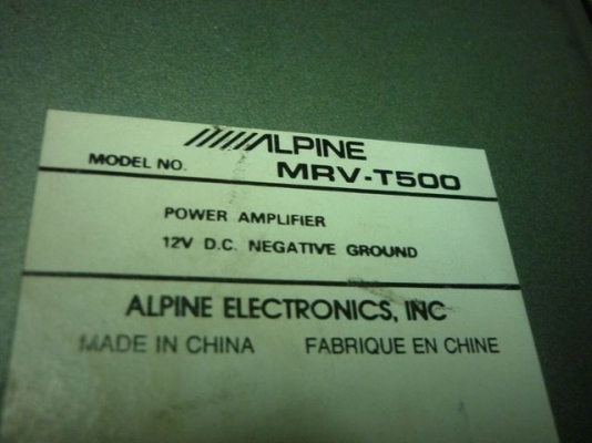 power Amp ALPINE