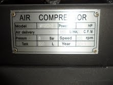 ขาย ปั้มลม MZB AIR COMPRESSOR 10 HP ขาย 25,000 บาท (ลำปาง)