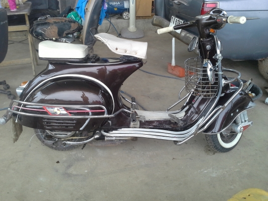 ขาย  vespa 64 อินเดีย สวยๆ ของแต่งครบ nobook