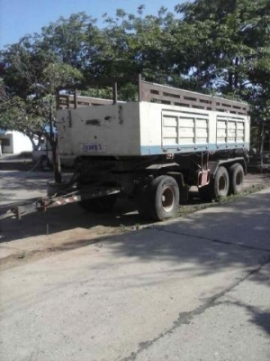 ขายรถบรรทุกพ่วง HINO 3M เครื่องเดิม เกียร์เดิม ด.ข้างเรียบ ลูก 3 คานแท้