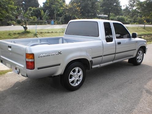 ขาย TOYOTA MIGHTY X 2.5 SGL รถพรอ้มใช้ หน้าเดิม หลังเดิม สีสวย เครื่องแน่น ช่วงล่างหนึบ แอร์เย็นภายในสะอาดสนใจชมรถก่อนราคาคุยได้